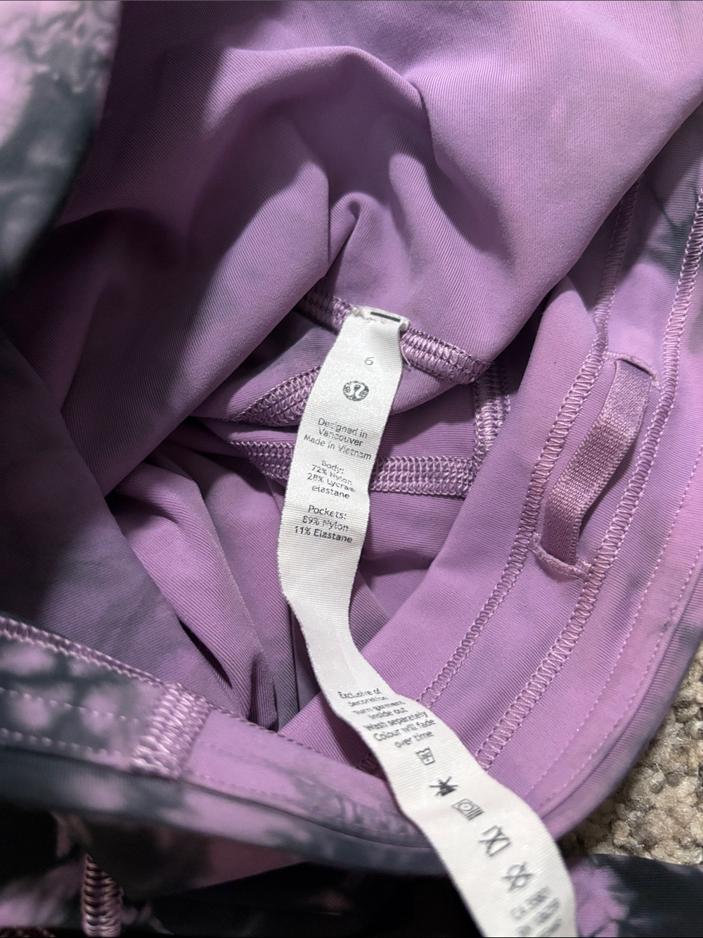 Lululemon Power Thru High-Rise Tight 25" size 6 - Picture 5 of 6